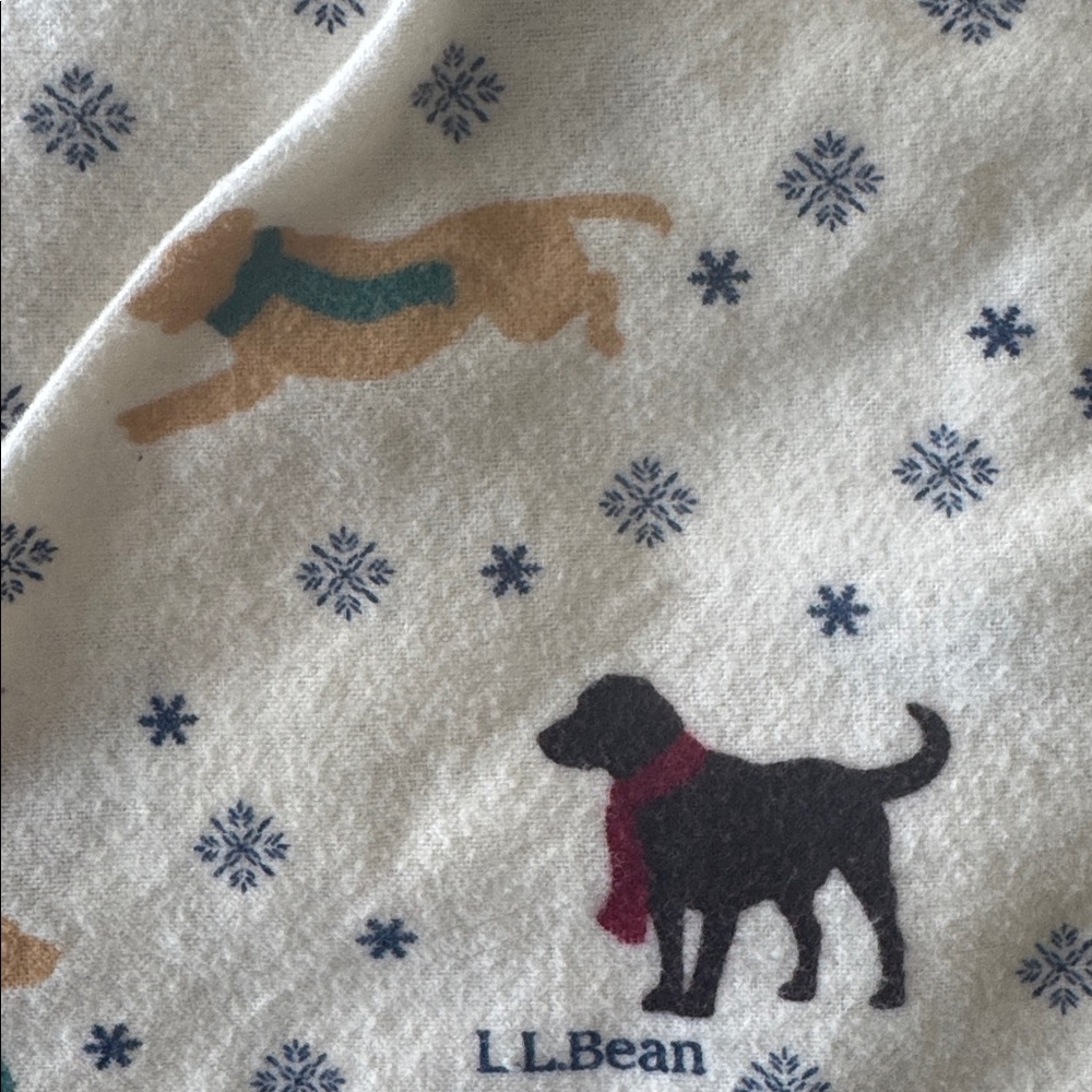 LL Bean Labrador Flannel Pajama Pants Size XL - Picture 3 of 10